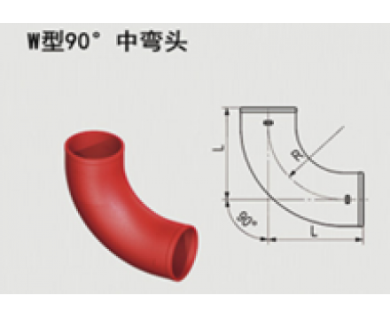 W型90°中彎頭